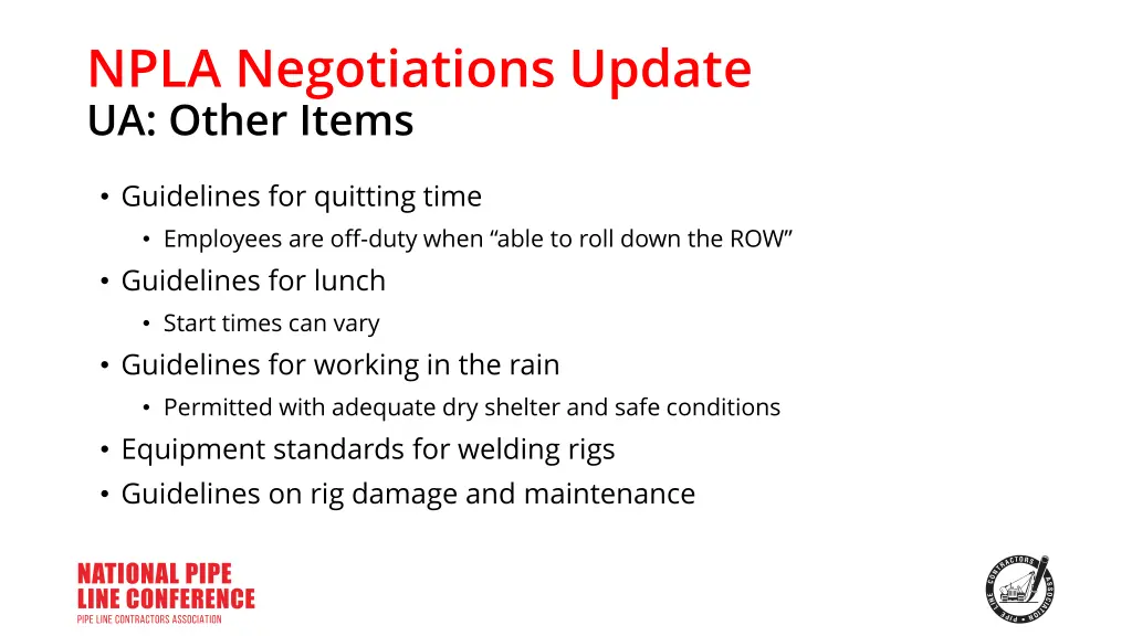 npla negotiations update ua other items 1