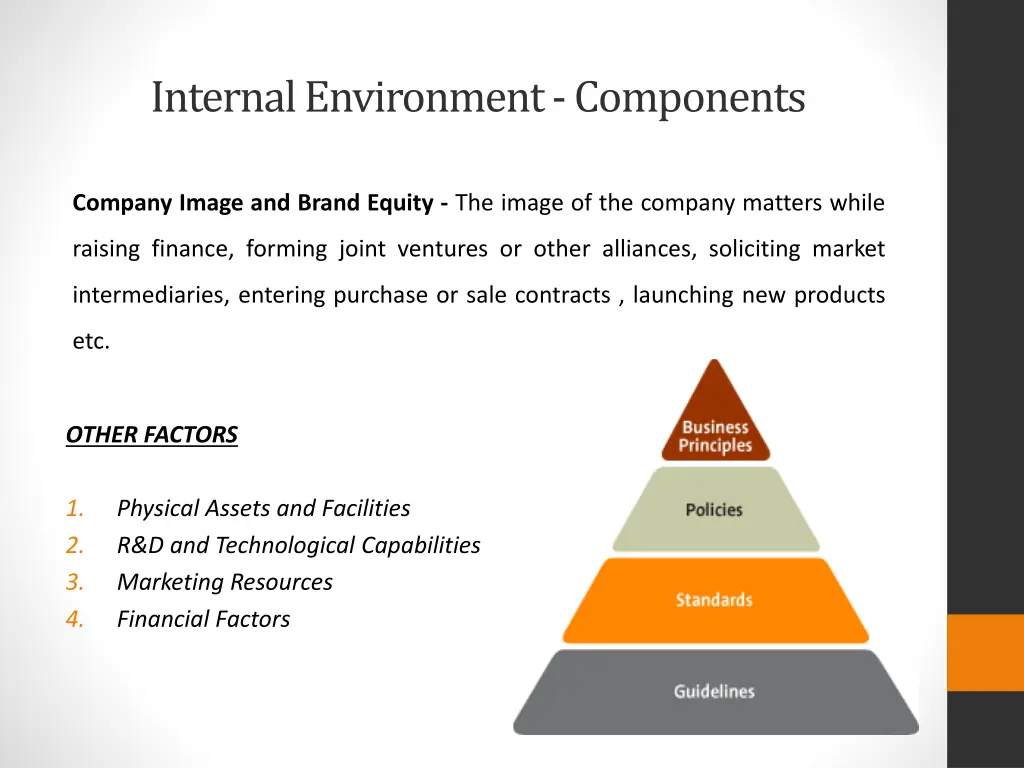 internal environment components 3