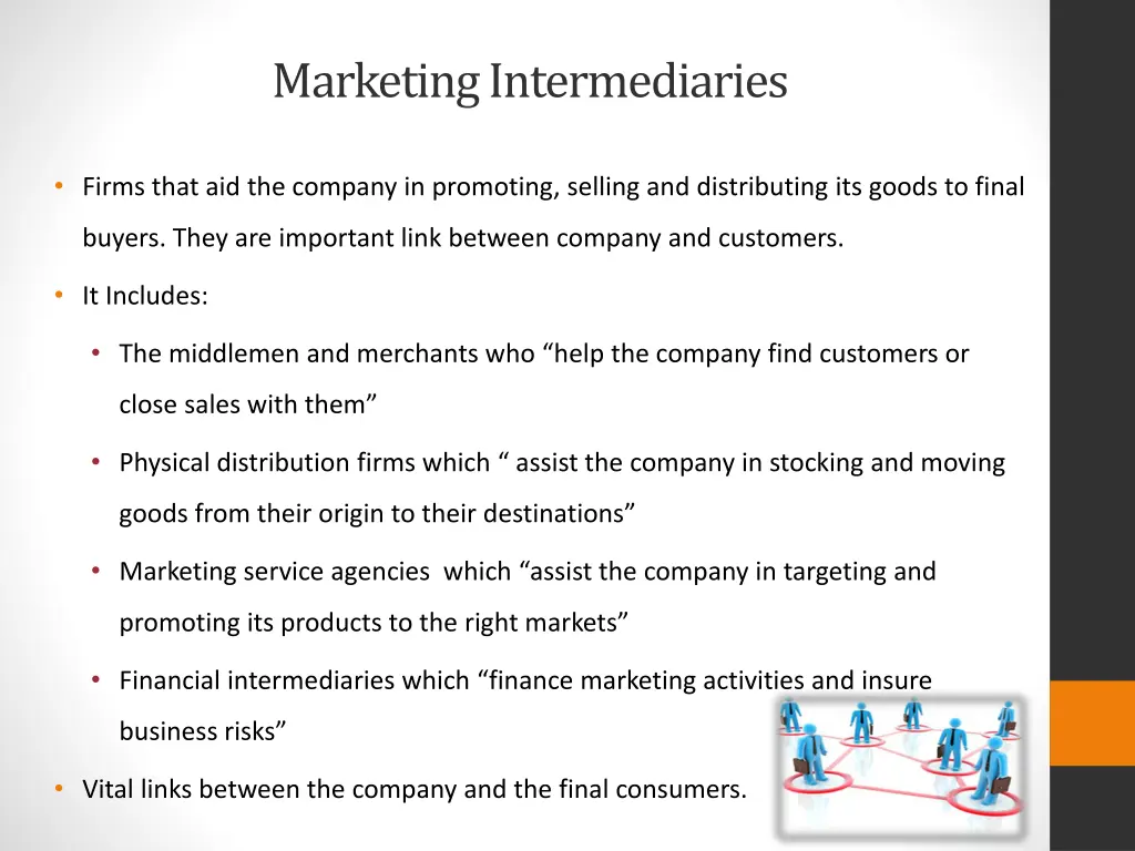 marketing intermediaries