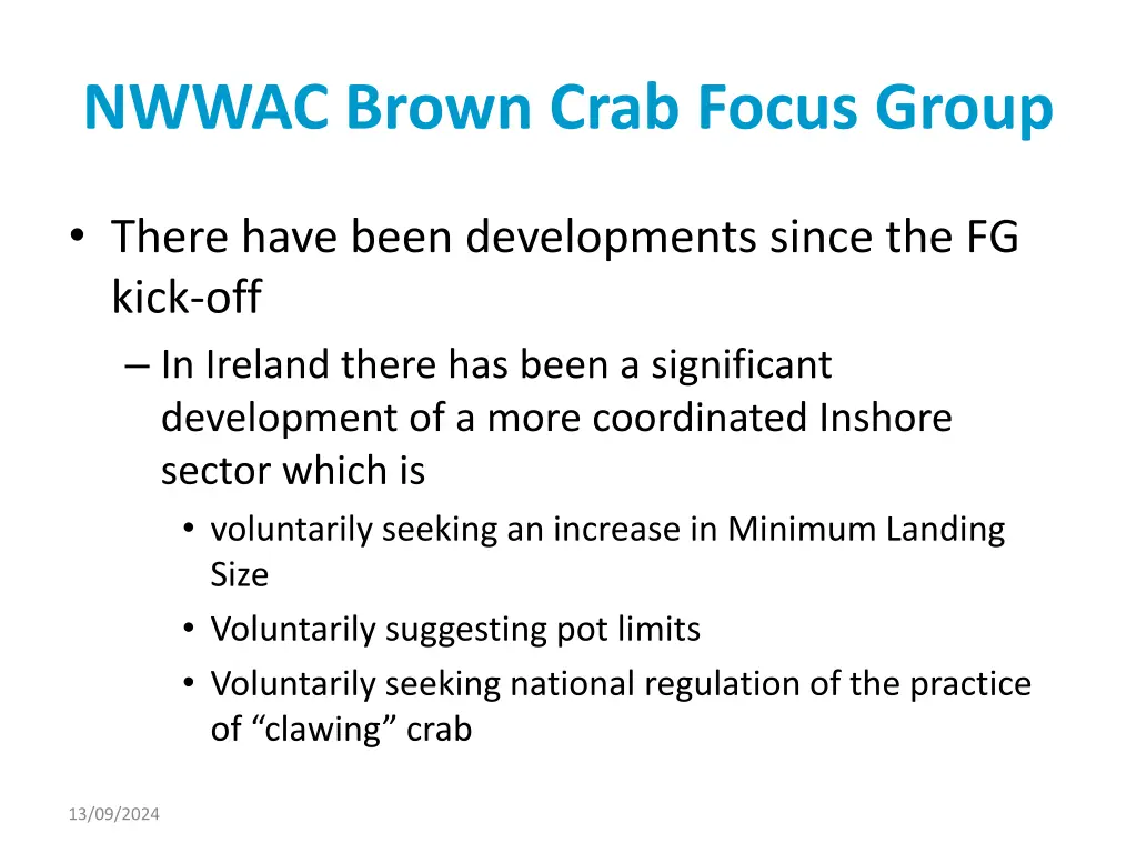 nwwac brown crab focus group 5