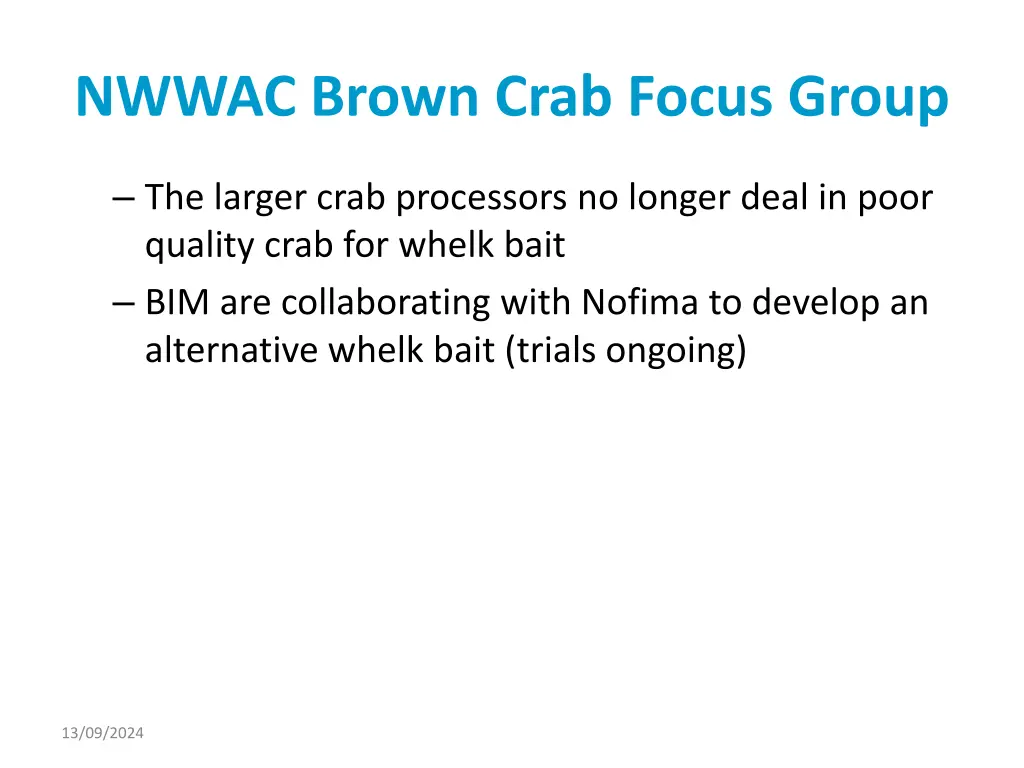 nwwac brown crab focus group 6