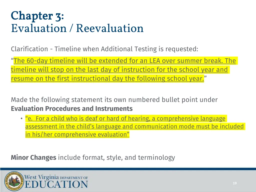 chapter 3 chapter 3 evaluation reevaluation