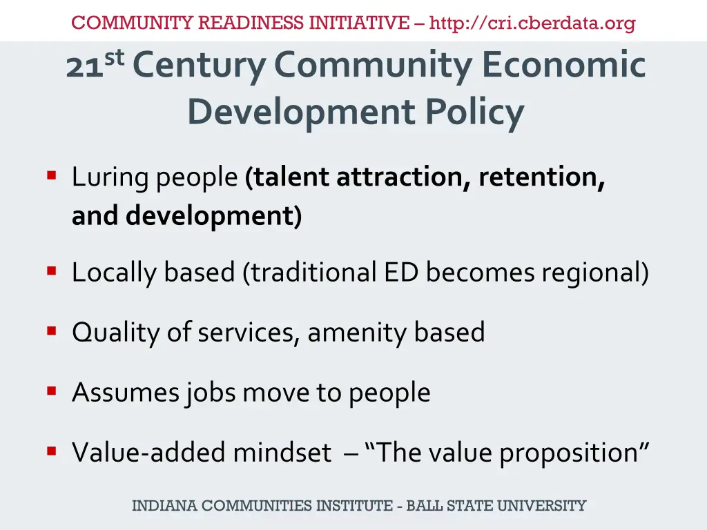 community readiness initiative http cri cberdata 31