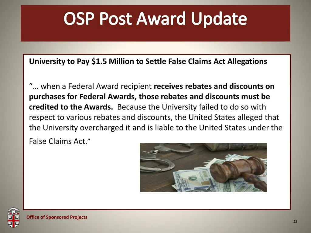 osp brown bag osp post award update 4