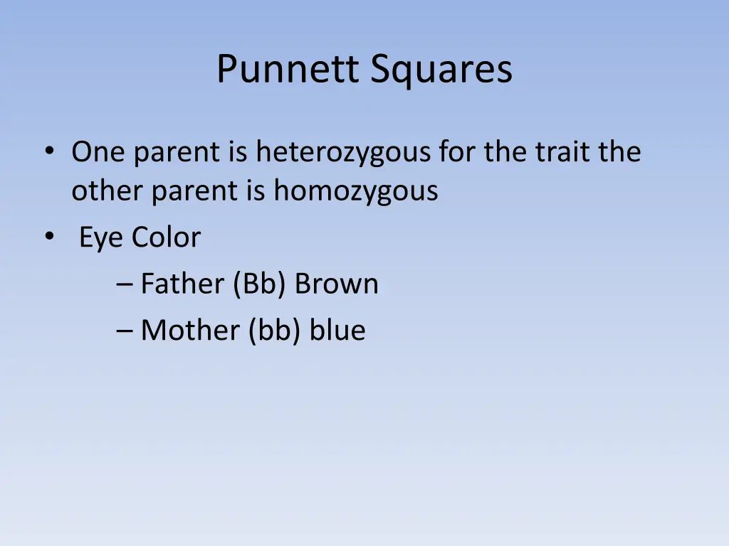 punnett squares 6