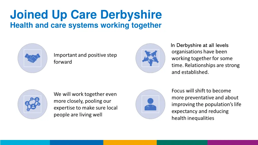 joined up care derbyshire health and care systems