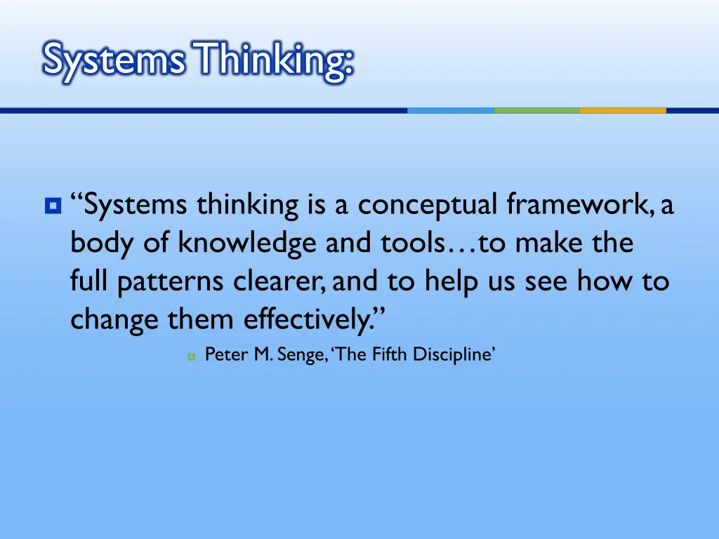 systems thinking 1