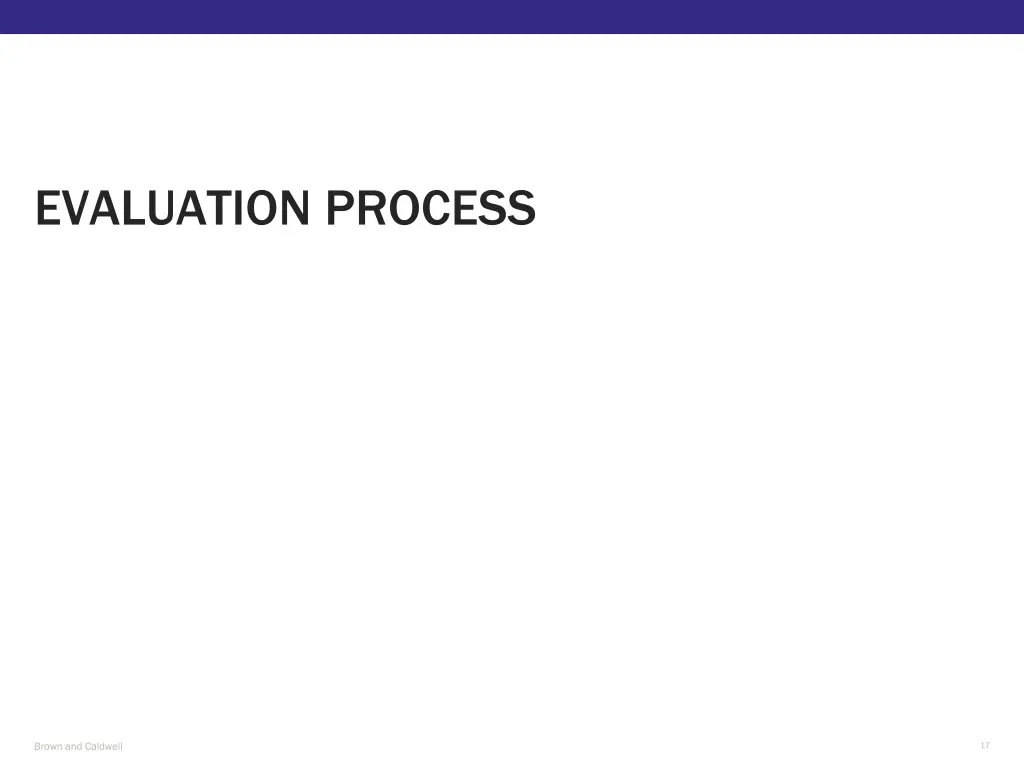 evaluation process