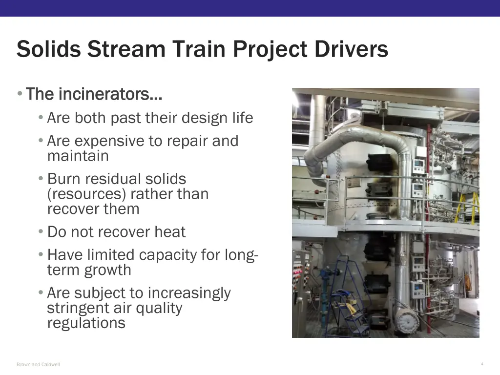 solids stream train project drivers