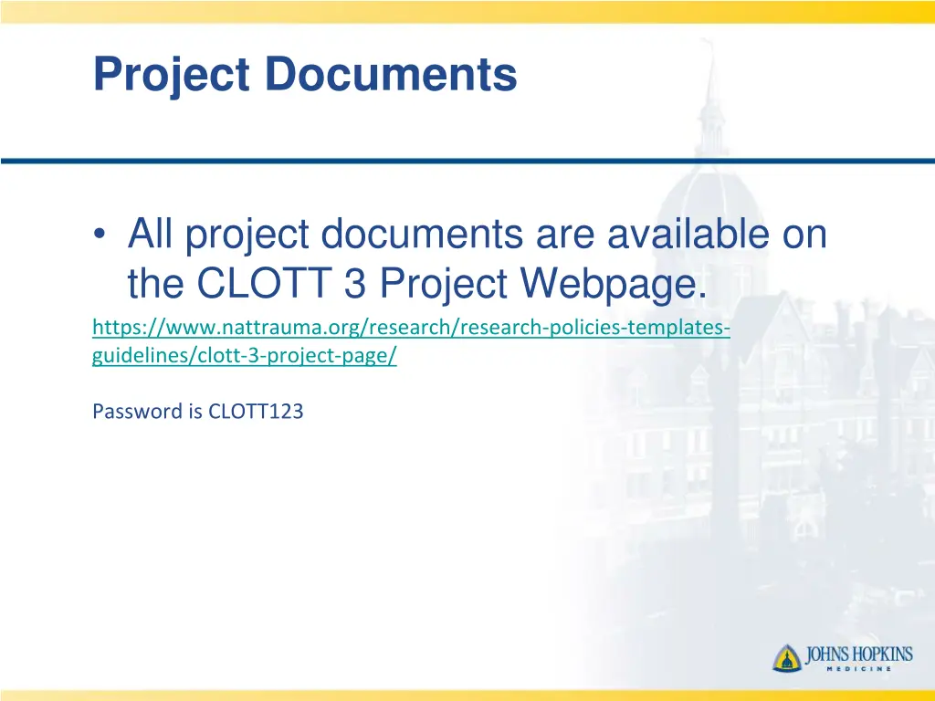 project documents