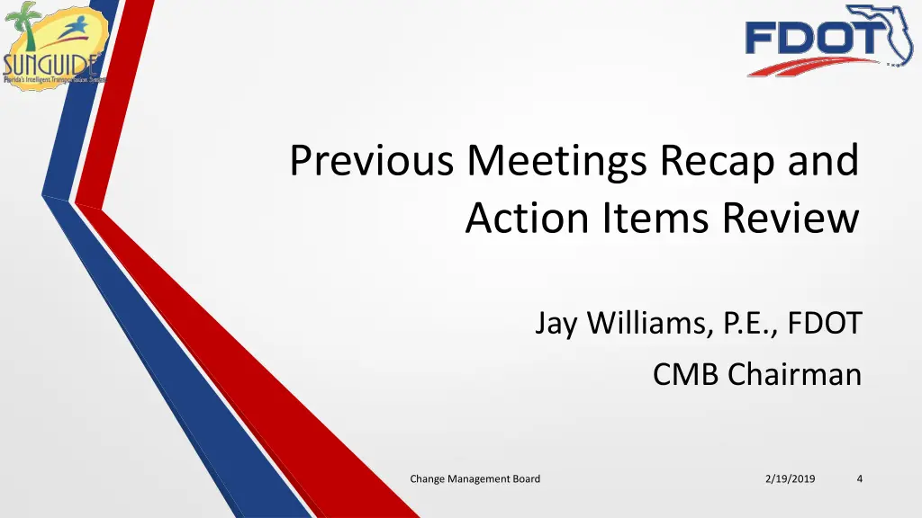 previous meetings recap and action items review