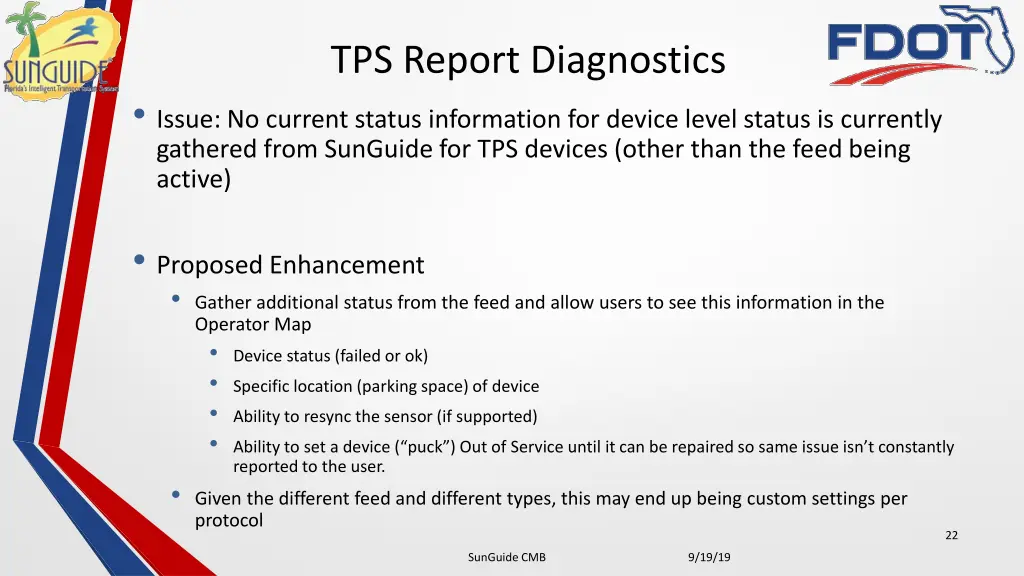 tps report diagnostics