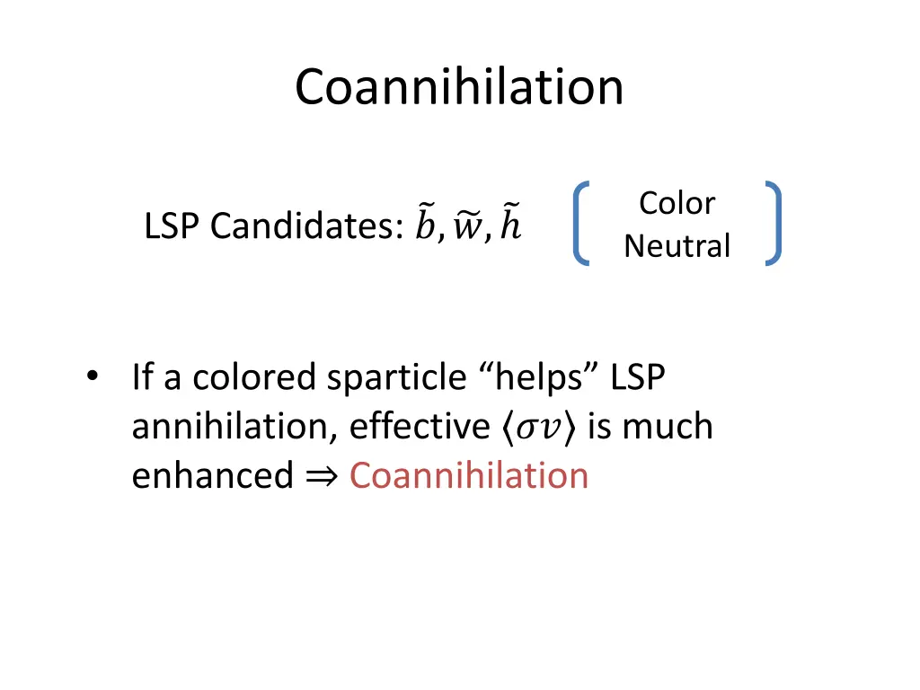 coannihilation 1