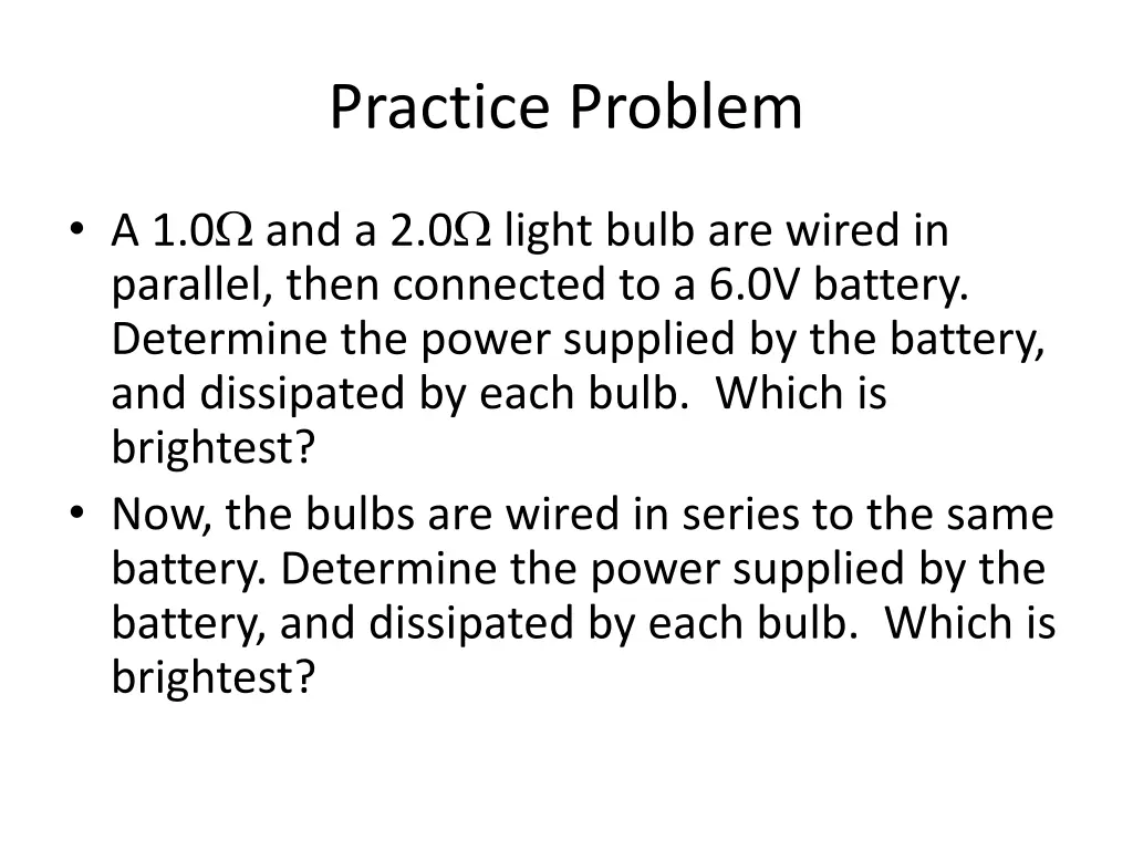 practice problem