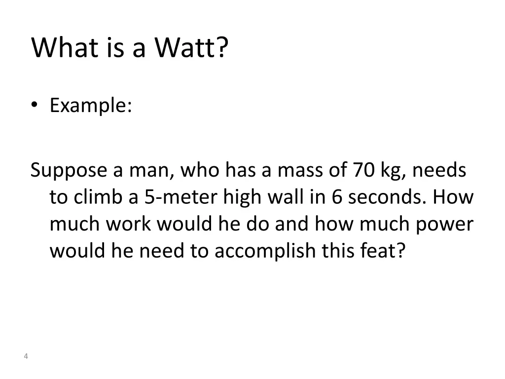 what is a watt