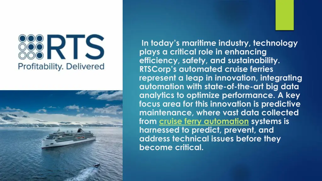 in today s maritime industry technology plays