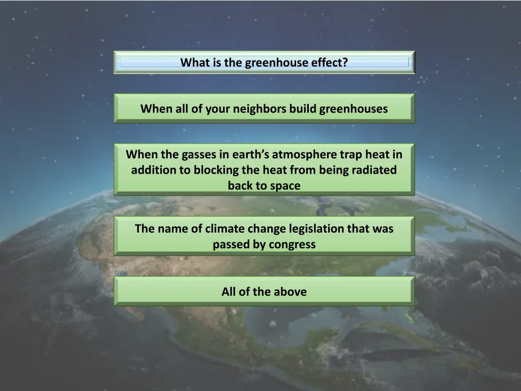 what is the greenhouse effect