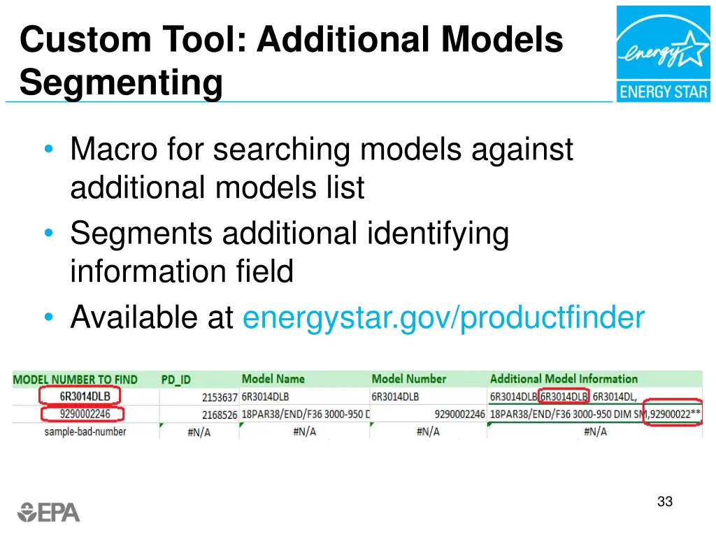 custom tool additional models segmenting