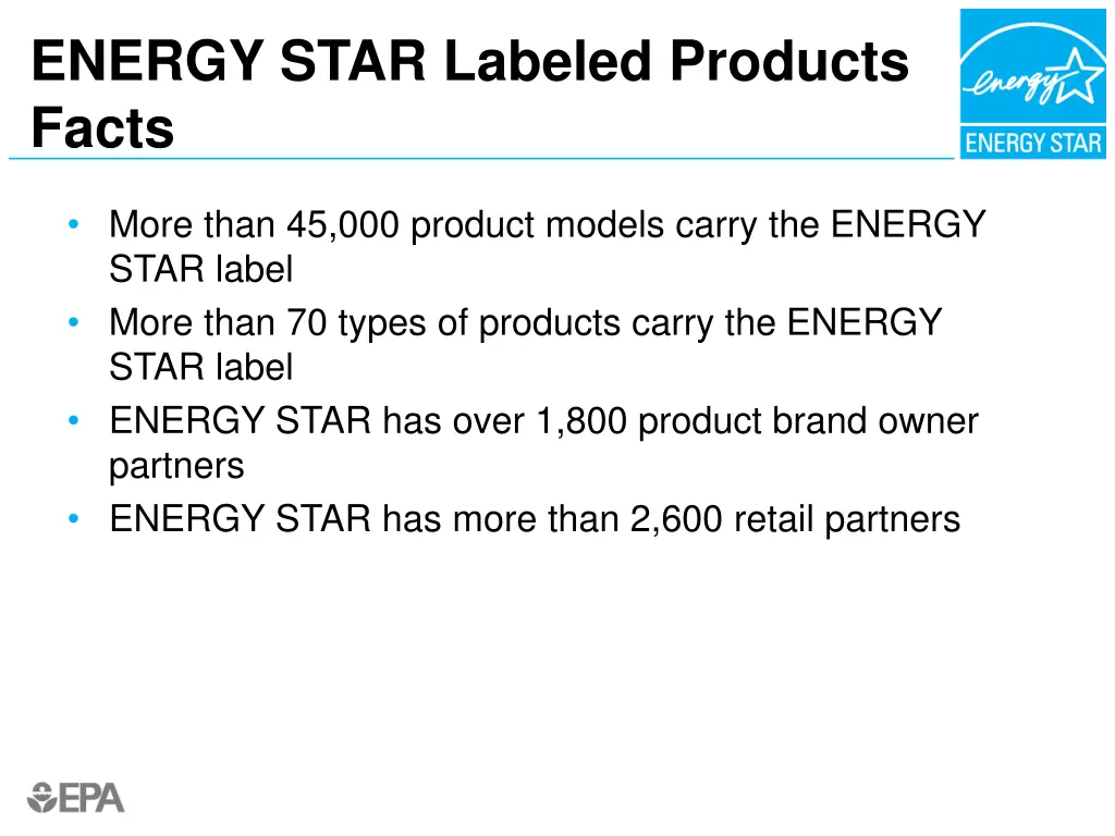 energy star labeled products facts