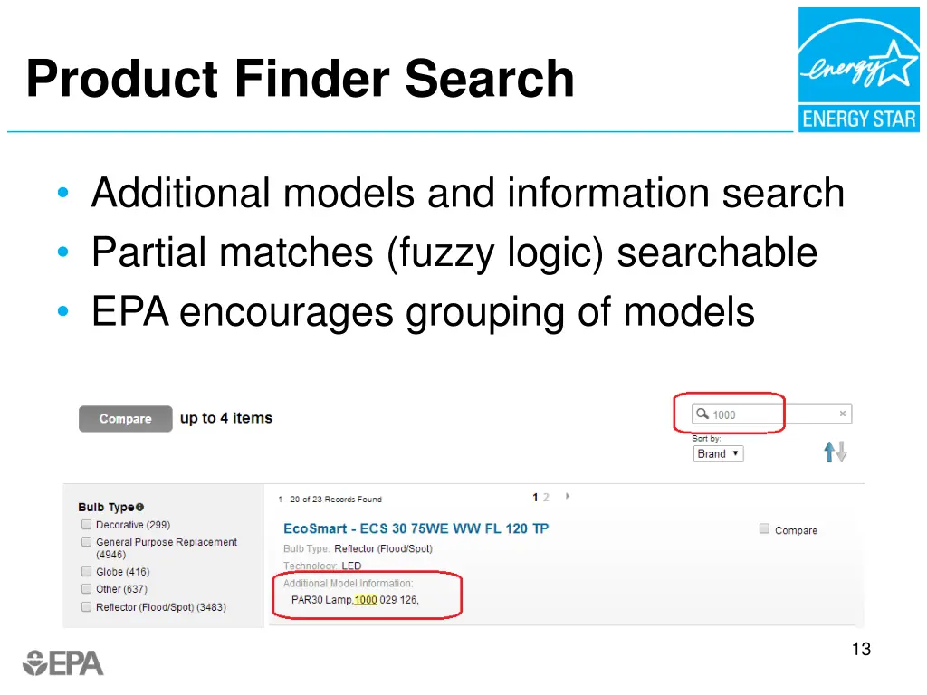 product finder search