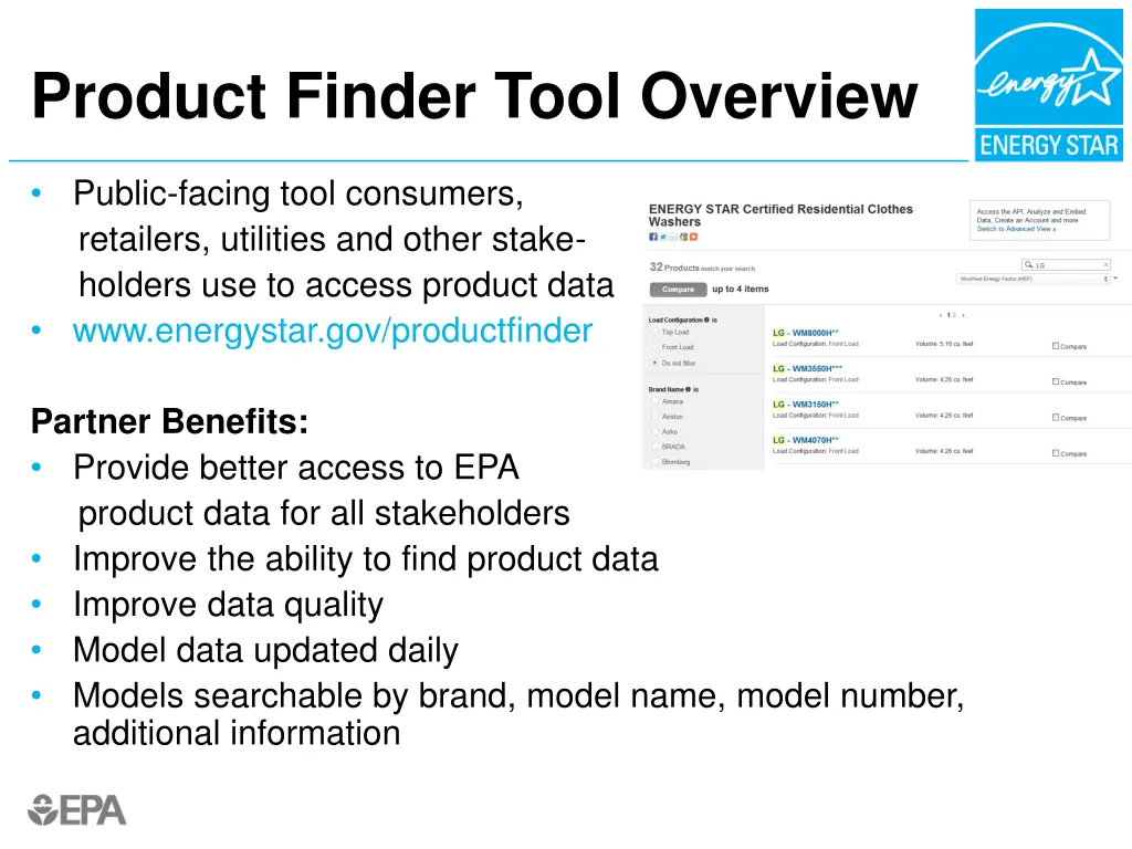 product finder tool overview