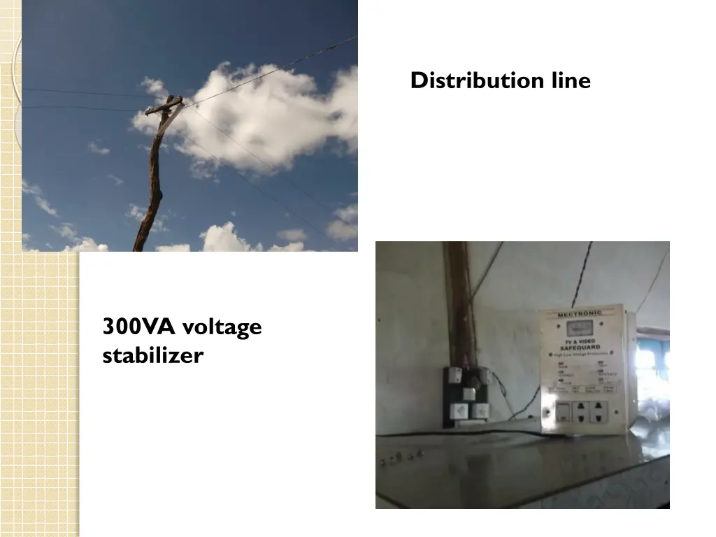 distribution line