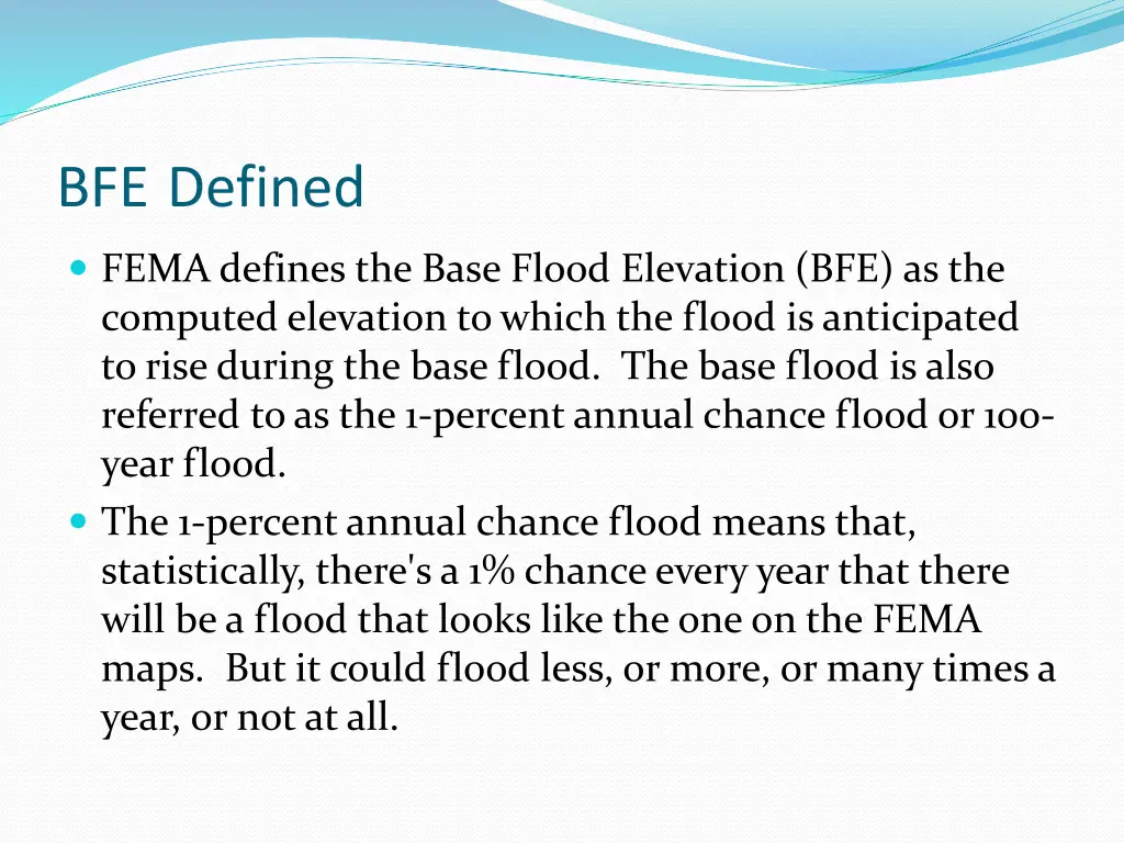 bfe defined