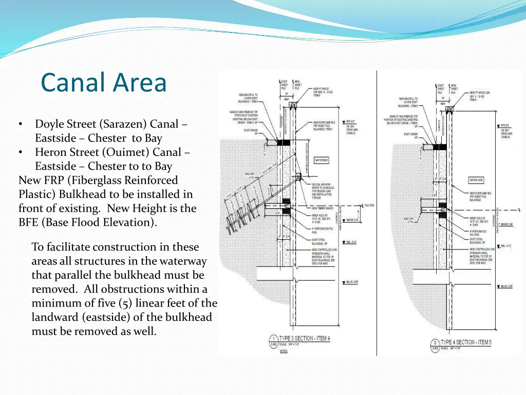 canal area