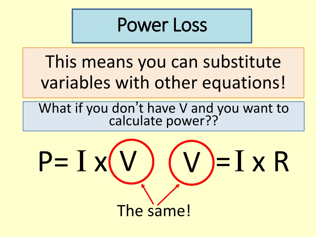 power loss power loss 1