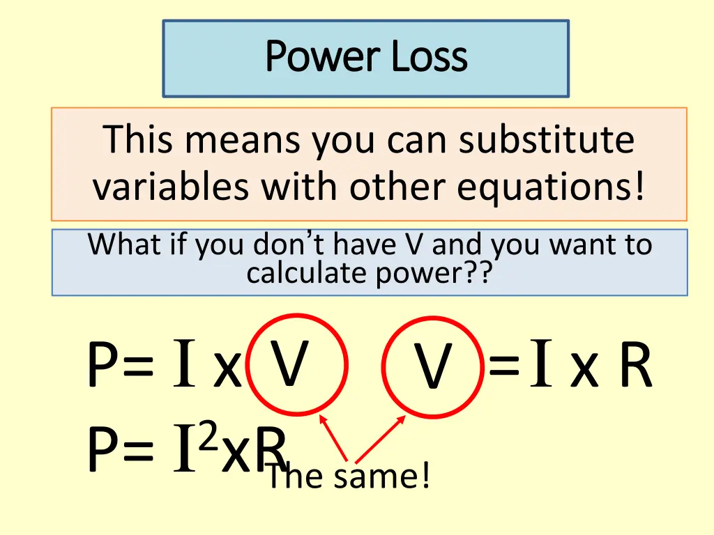 power loss power loss 2