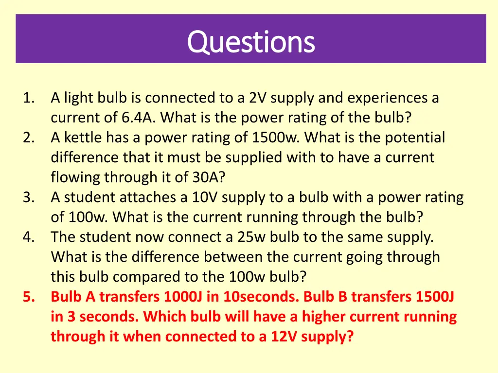 q questions uestions