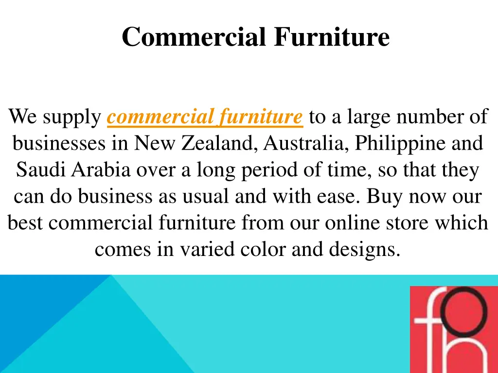 commercial furniture