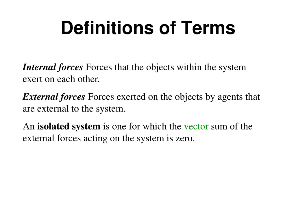 definitions of terms