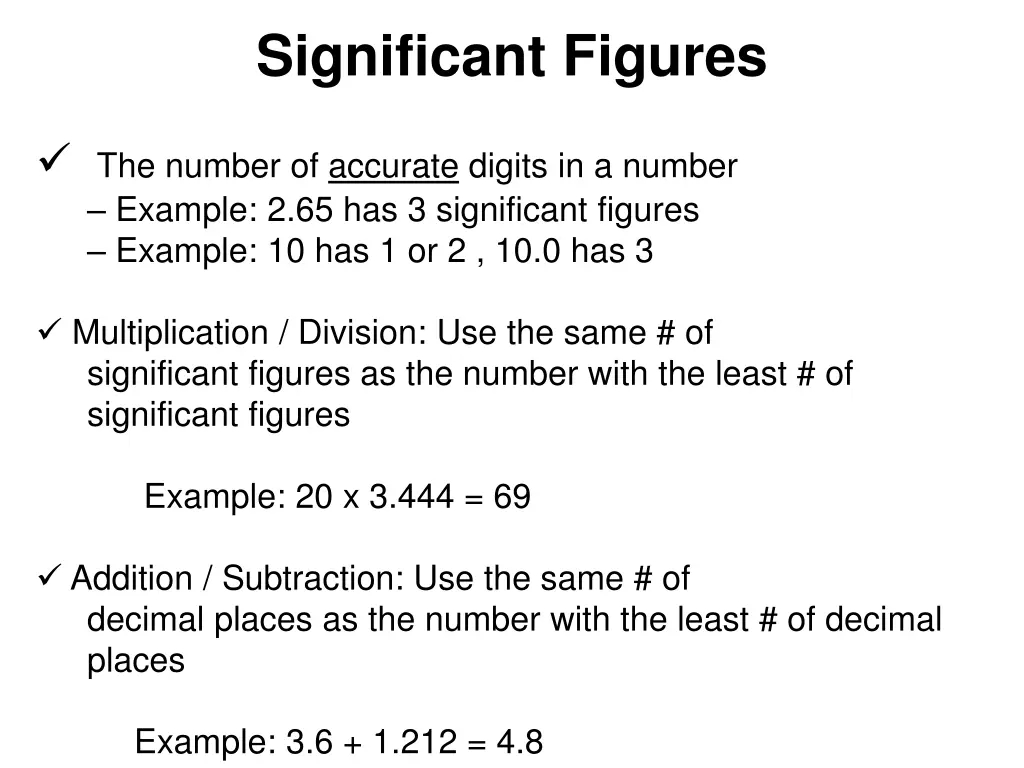 significant figures