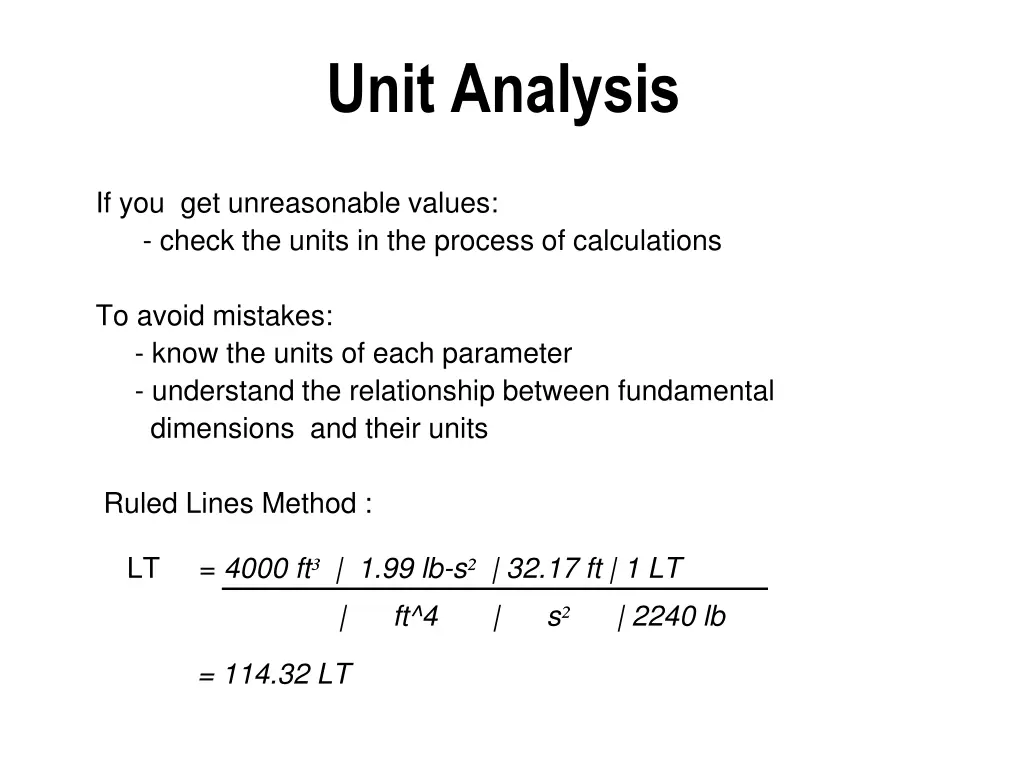 unit analysis