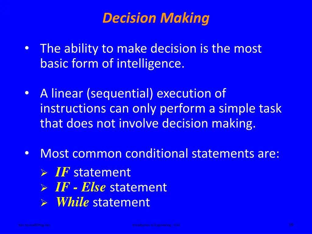 decision making