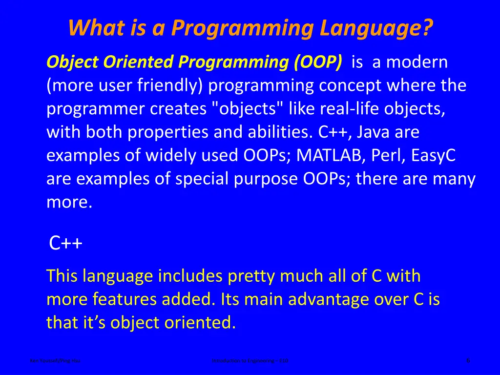 what is a programming language 1