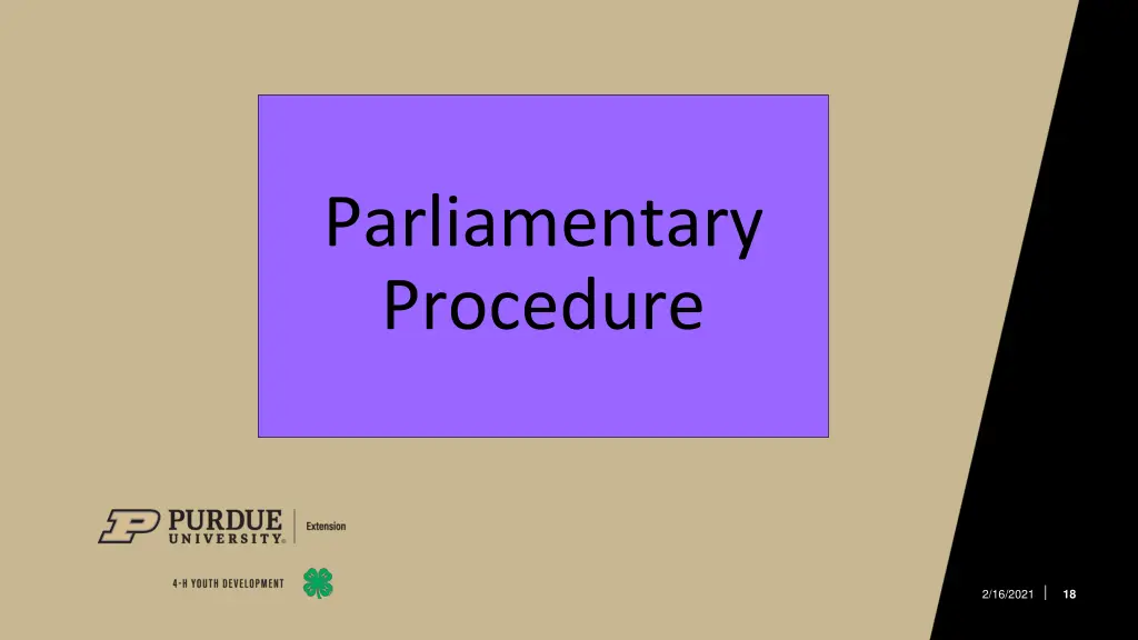 parliamentary procedure