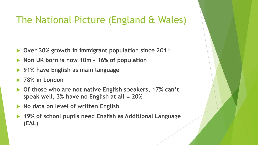 the national picture england wales