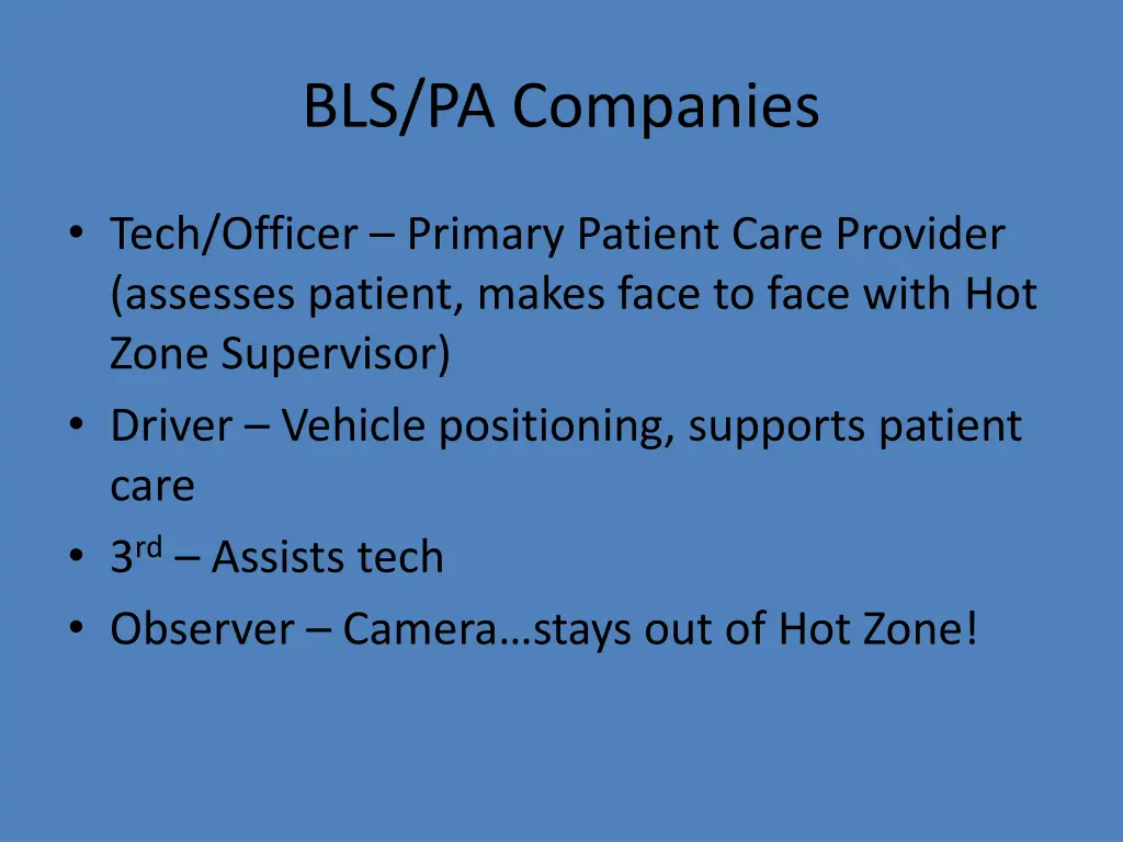 bls pa companies