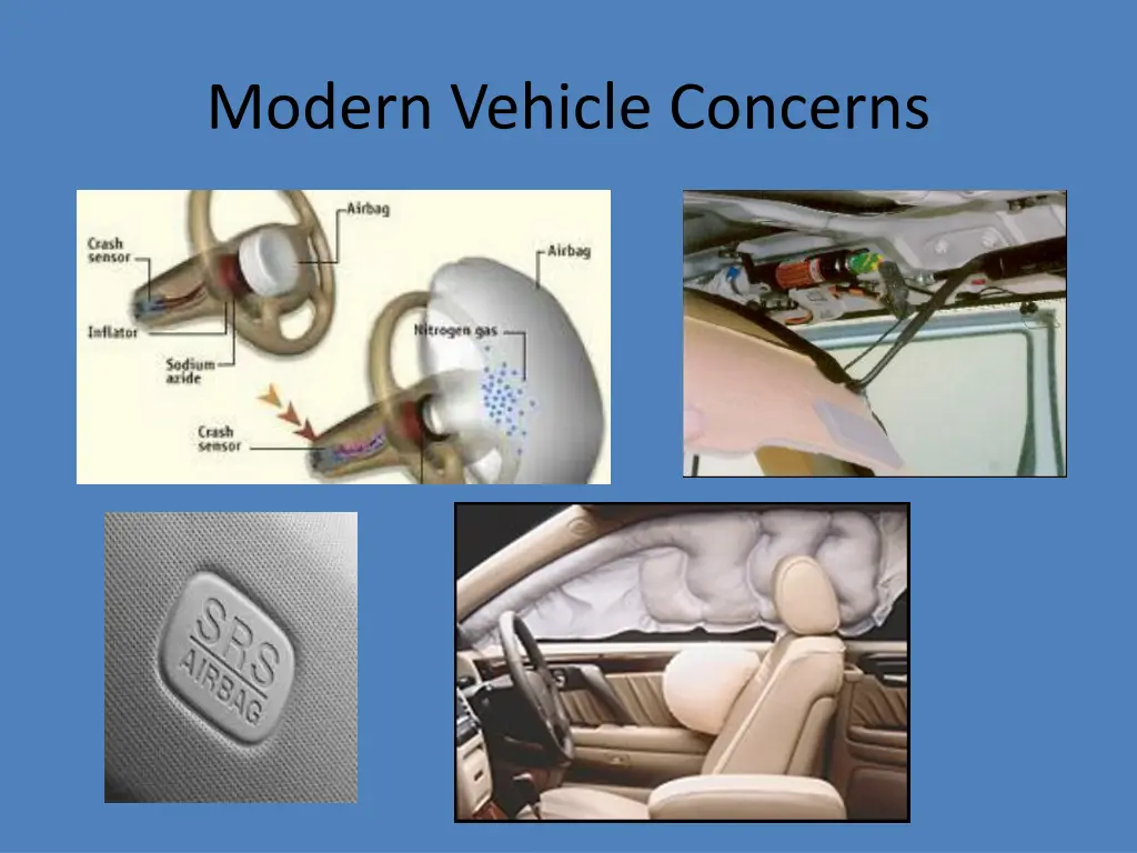 modern vehicle concerns