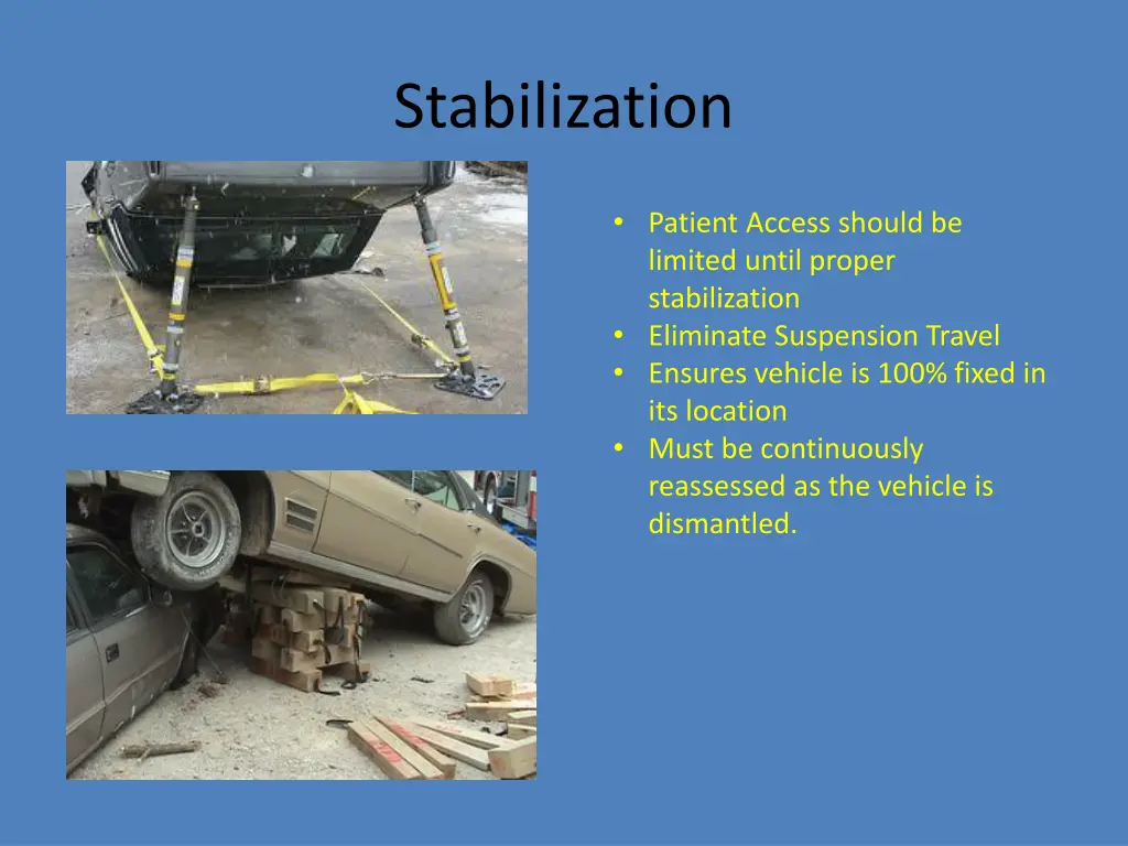 stabilization