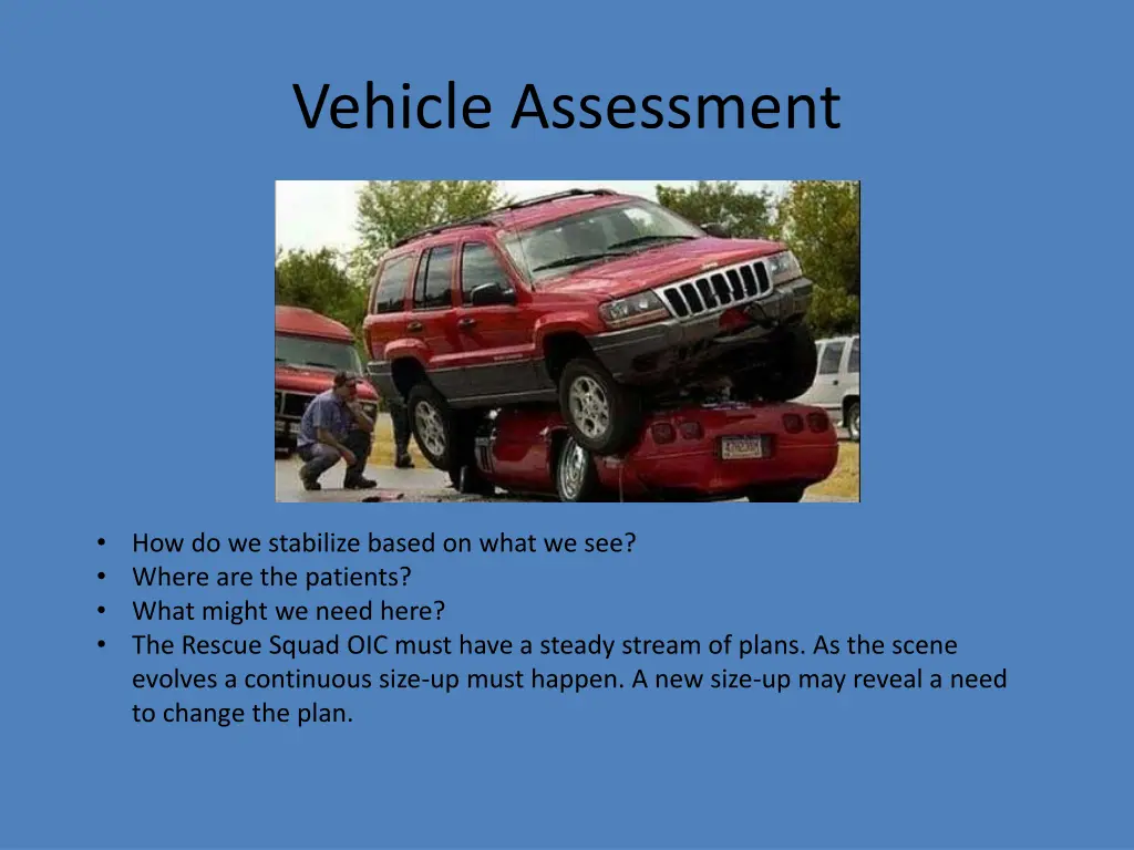 vehicle assessment