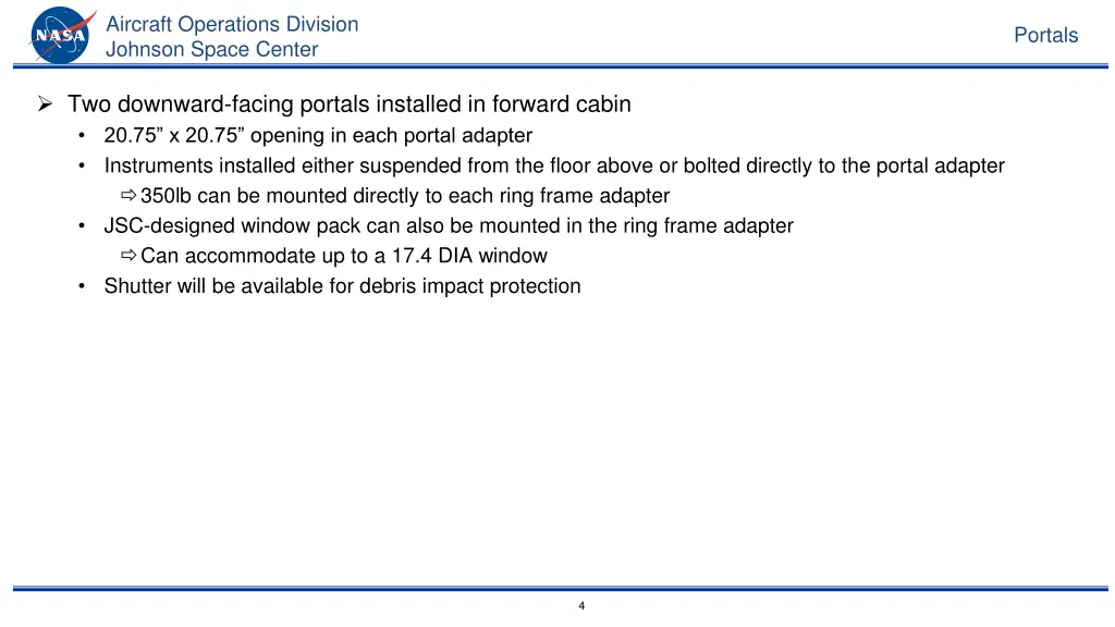 aircraft operations division johnson space center 3