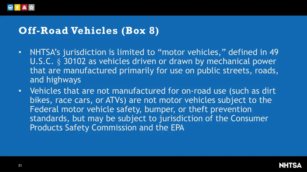 off road vehicles box 8