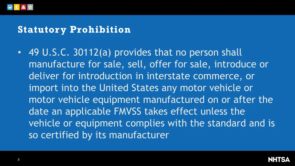 statutory prohibition