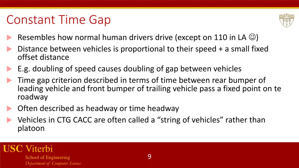 constant time gap