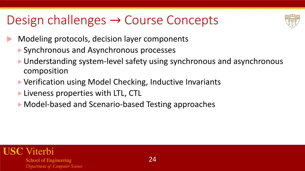 design challenges course concepts