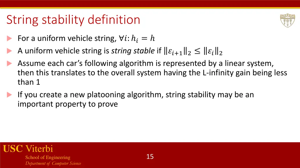 string stability definition