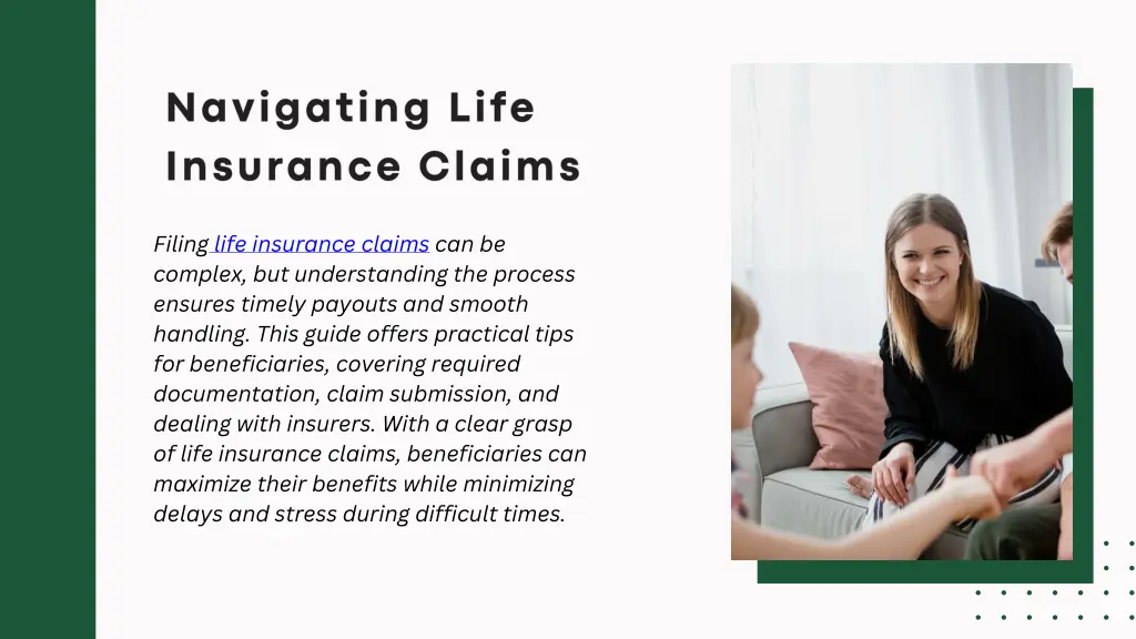 filing life insurance claims can be complex